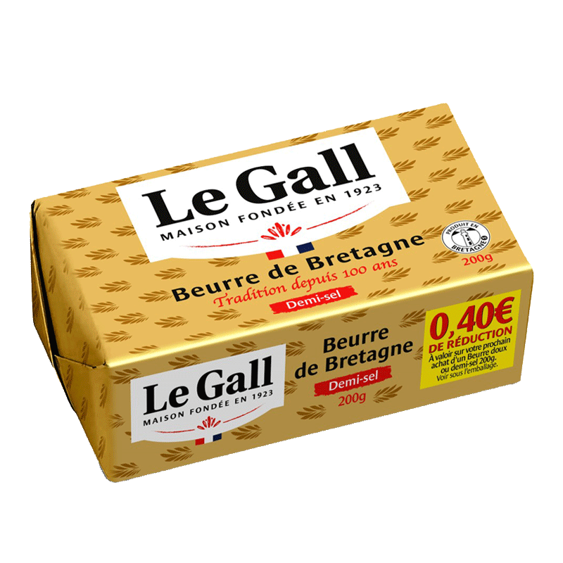Le Gall lance la plaquette de beurre 200g - Maison Le Gall
